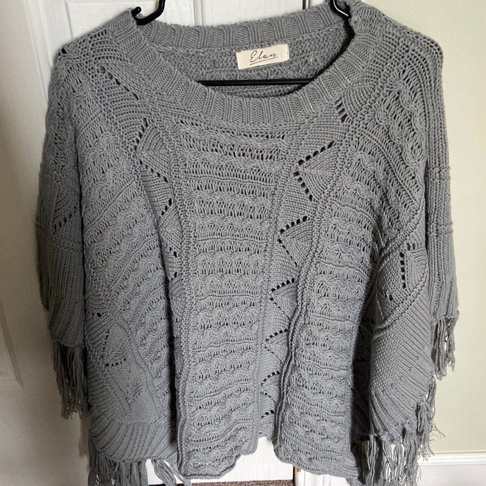 Grey Poncho